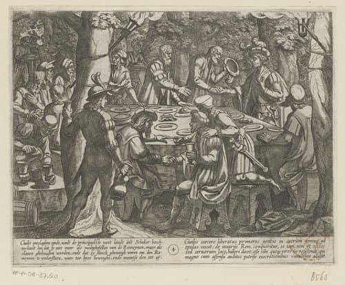 Samenzwering van Julius Civilis, 69-70 by Antonio Tempesta