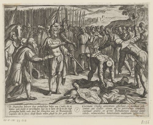 Duitse gezanten bezoeken Julius Civilis by Antonio Tempesta