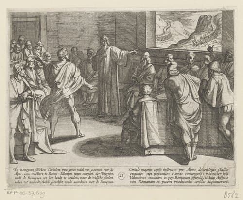 De Bataafse oorlogen tegen de Romeinen by Antonio Tempesta