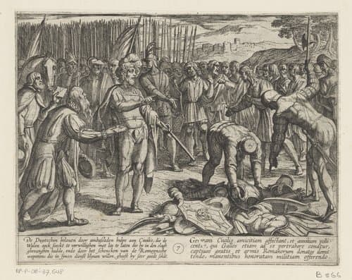 Duitse gezanten bezoeken Civilis by Antonio Tempesta