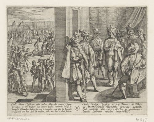 Batavorum cum Romanis Bellum by Antonio Tempesta