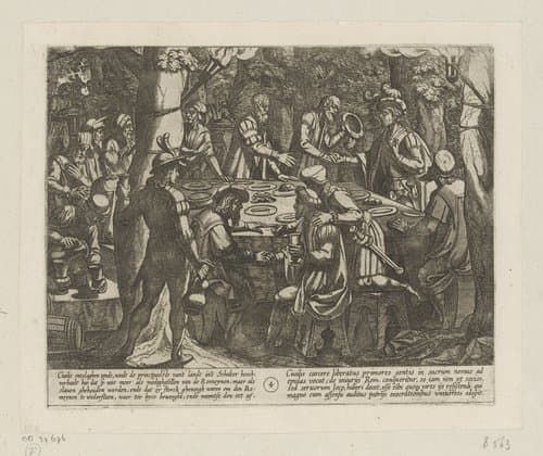 Samenzwering van Julius Civilis by Antonio Tempesta