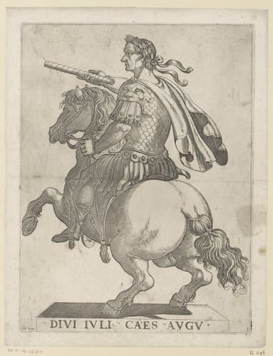 XII caesares in equestri by Antonio Tempesta
