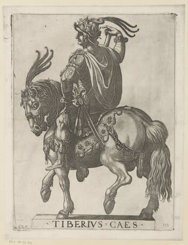 XII caesares in equestri by Antonio Tempesta