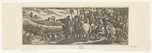 Gevechtsscènes (serie 2) by Antonio Tempesta