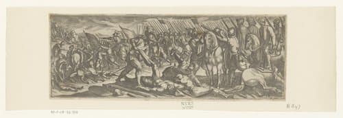 Gevechtsscènes (serie 2) by Antonio Tempesta