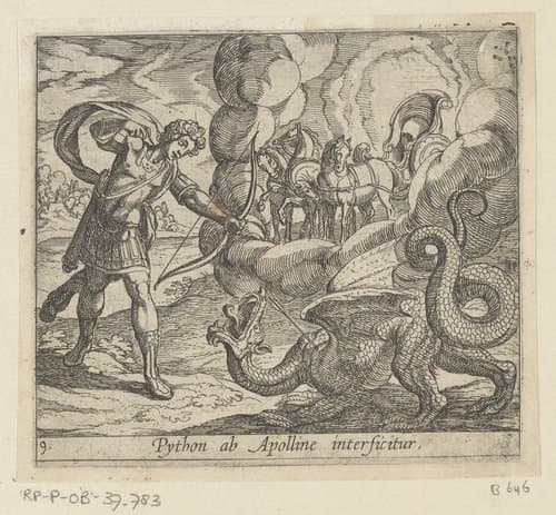 Python ab Apolline interficitur by Antonio Tempesta