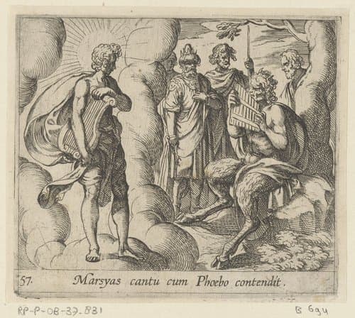 Metamorfosen van Ovidius by Antonio Tempesta