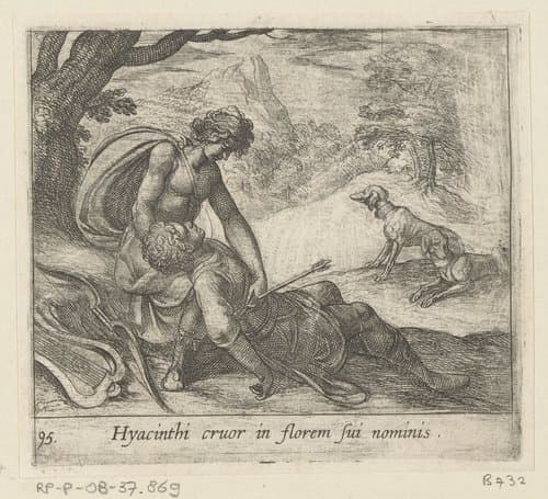 Hyacinthi cruor in florem sui nominis by Antonio Tempesta