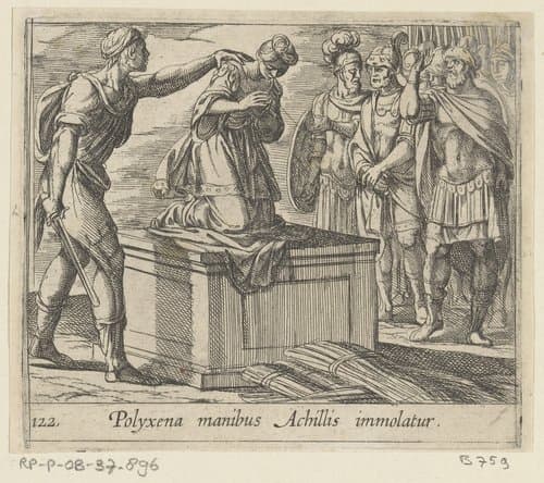Offer van Polyxena by Antonio Tempesta