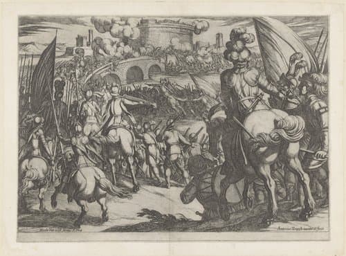 Gevechtsscènes (serie 3) by Antonio Tempesta