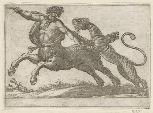 Vechtende dieren by Antonio Tempesta
