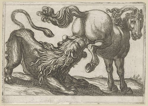 Vechtende dieren by Antonio Tempesta