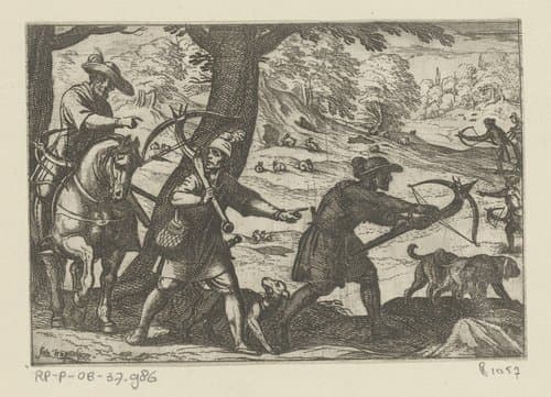 Jachtscènes (deel 2) by Antonio Tempesta