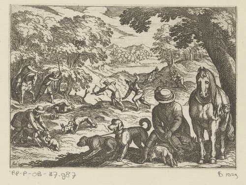 Jachtscènes (deel 2) by Antonio Tempesta