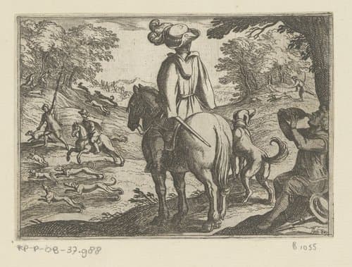 Jachtscènes (deel 2) by Antonio Tempesta