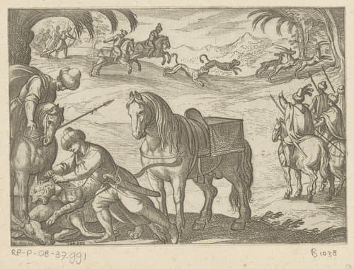 Jachtscènes (deel 2) by Antonio Tempesta