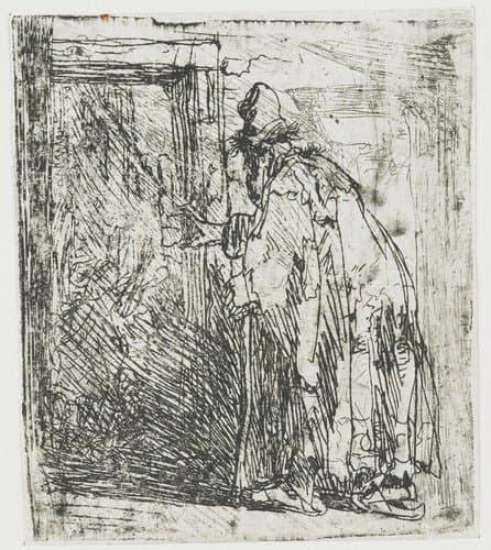 The blindness of Tobit: a sketch by Rembrandt van Rijn
