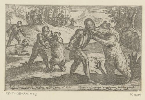 Venationes Ferarum, Avium, Piscium Pugnae bestiariorum: et mutuae bestiarum by Antonio Tempesta