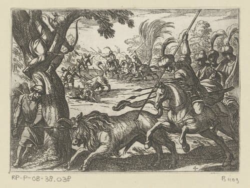 Jachtscènes (deel 3) by Antonio Tempesta