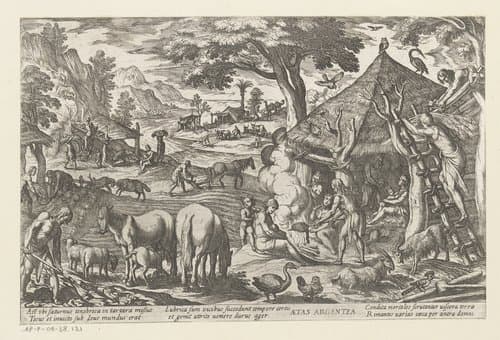 Vier tijdperken van de wereld by Antonio Tempesta