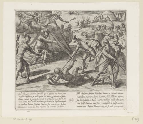 Historia Septem Infantium de Lara/ Historia de los Siete Infantes de Lara by Antonio Tempesta