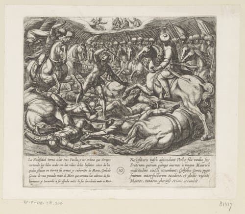 De zeven infanten van Lara by Antonio Tempesta