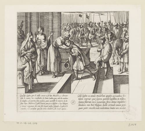 Gonzalo Gustos herkent zijn zoon aan zijn ring by Antonio Tempesta
