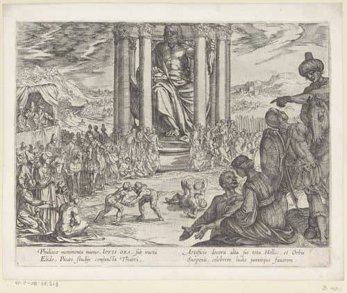 De zeven wereldwonderen by Antonio Tempesta