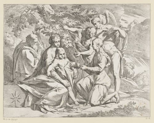 Rust op de terugkeer uit Egypte by Pietro Testa