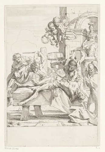 Martelaarschap van Erasmus by Pietro Testa