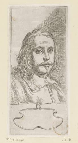 Portret van kunstenaar Pietro Testa by anonymous