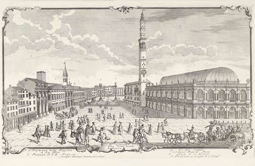 Prospetiva della Piazza Grande di Vicenza