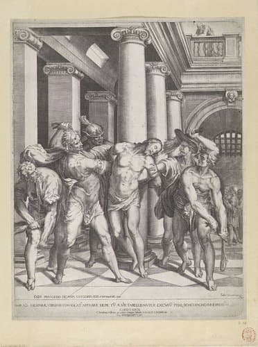 Geseling van Christus by Cherubino Alberti