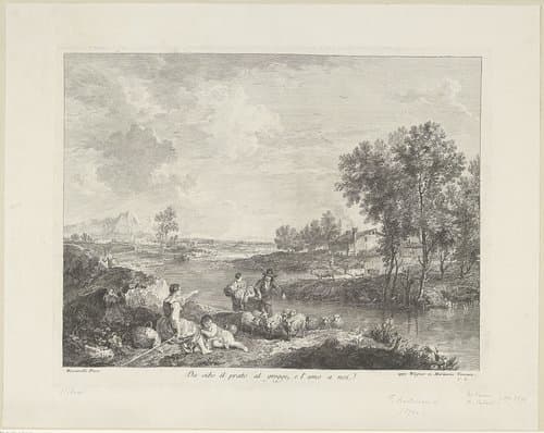Landschappen by Francesco Bartolozzi