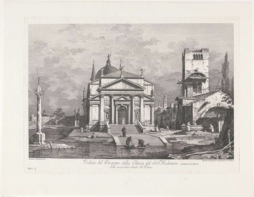 Veduta del Prospetto della Chiesa del S.S.mo Redentore by Fabio Berardi