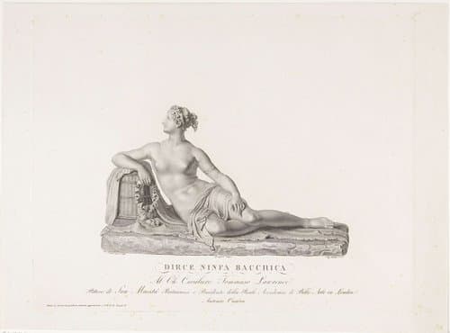 Dirce ninfa Bacchica by Angelo Bertini