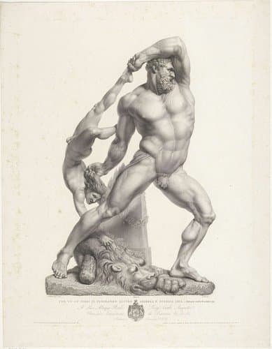 Hercules and Lichas by Giovanni Folo