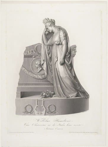 Grafmonument van Vittorio Alfieri by Pietro Fontana
