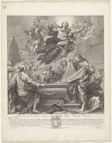 Hemelvaart van Maria by Giovanni Girolamo Frezza