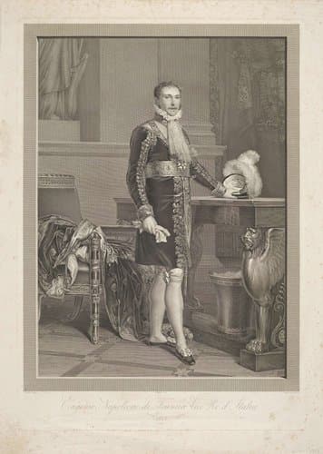 Portret van Eugène de Beauharnais by Giuseppe Longhi