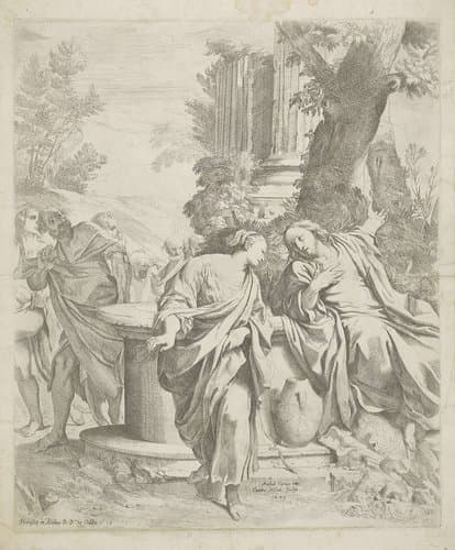 Christus en de Samaritaanse vrouw bij de put
