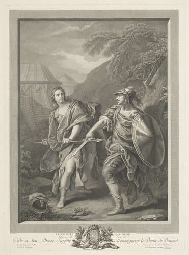 Tancredi en Clorinda by Carlo Antonio Porporati