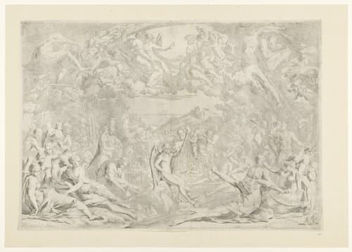 Allegorie van de Lente by Pietro Testa