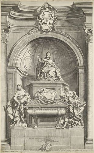 Grafmonument van paus Urbanus VIII by anonymous
