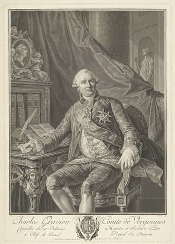 Portret van Charles Gravier, graaf van Vergennes