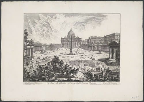 Gezichten op Rome by Giovanni Battista Piranesi
