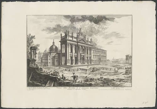 Veduta della Basilica di S. Giovanni Laterano by Giovanni Battista Piranesi
