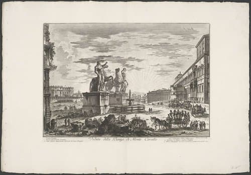 Vedute di Roma disegnate ed incise da Giambattista Piranesi architetto Ve(nez)iano by Giovanni Battista Piranesi