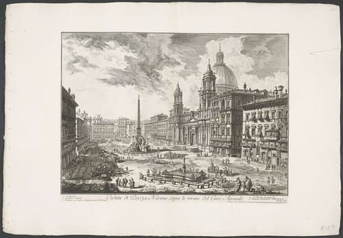 Gezichten op Rome by Giovanni Battista Piranesi